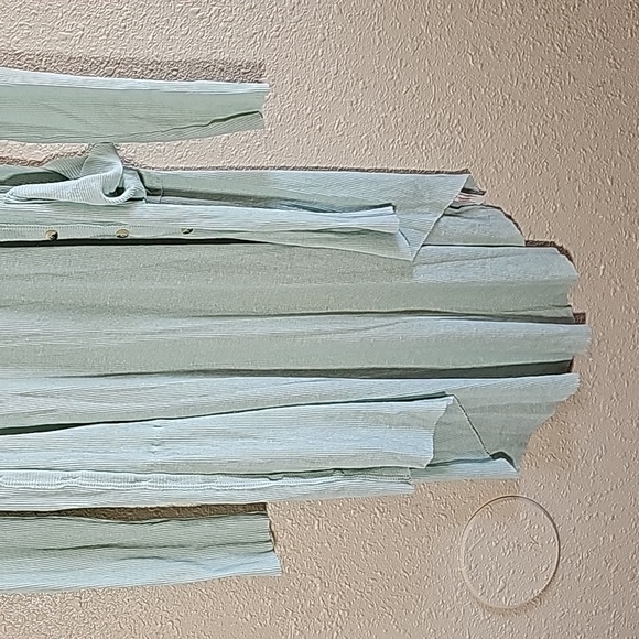 Free People Beach Open Front Mint Color Cardigan - Picture 5 of 7